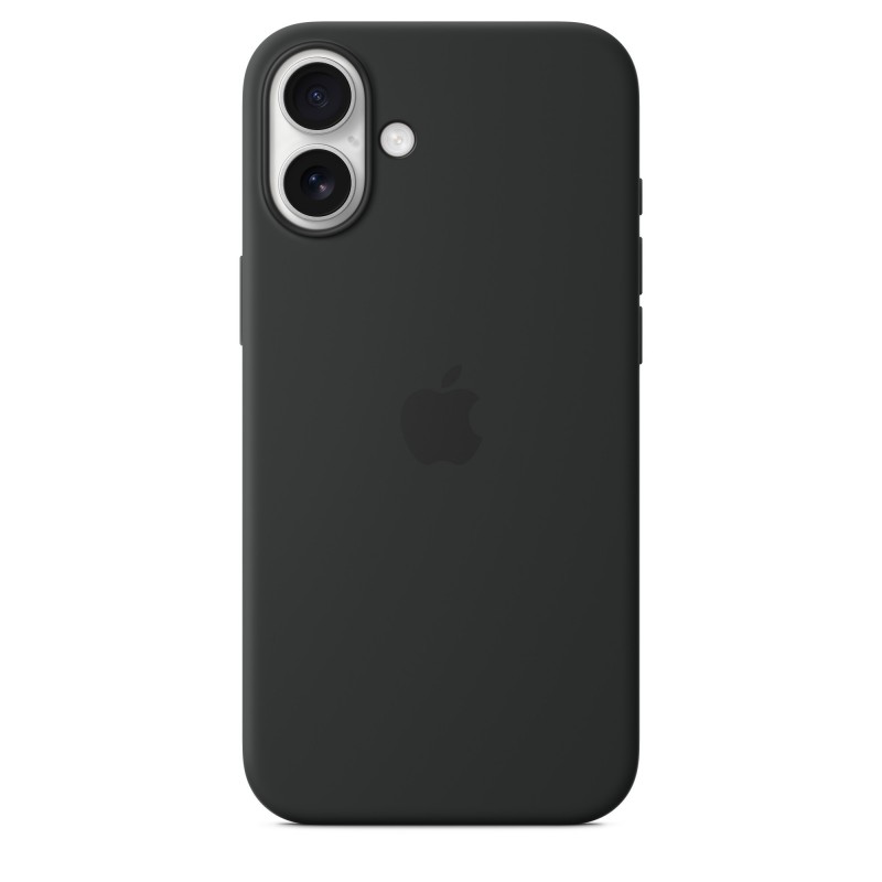 Apple iPhone 16 Plus Silikon Case mit MagSafe – Schwarz