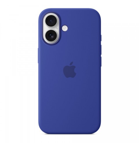 Apple Coque en silicone avec MagSafe pour iPhone 16 - Outremer