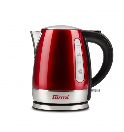 Girmi BL3202 bouilloire 1,2 L 1630 W Noir, Rouge