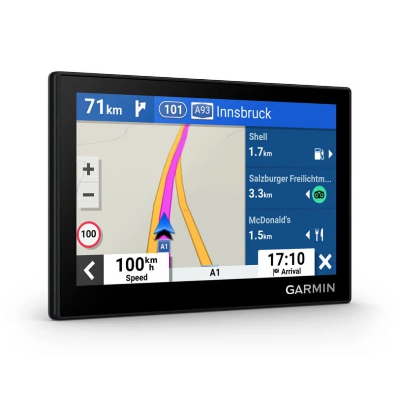 Garmin Drive 53 navigateur Fixé 12,7 cm (5") Écran tactile 69 g Noir, Gris