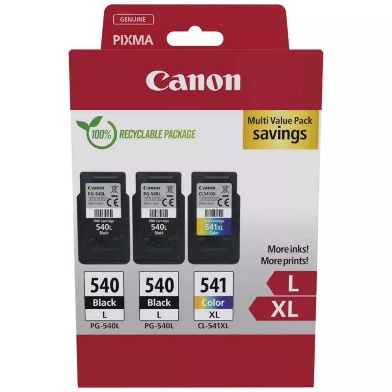 Canon PG-540L x2 CL-541XL Triple Pack