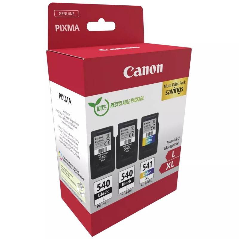 Canon PG-540L x2 CL-541XL Triple Pack