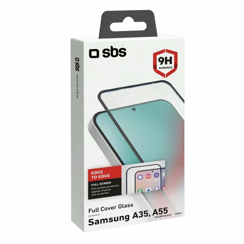 SBS TESCRFCSAA35 écran et protection arrière de téléphones portables Protection d'écran transparent Samsung 1 pièce(s)