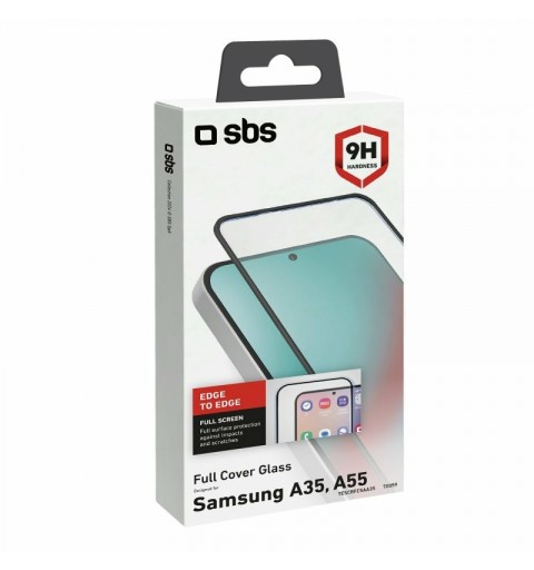 SBS TESCRFCSAA35 écran et protection arrière de téléphones portables Protection d'écran transparent Samsung 1 pièce(s)