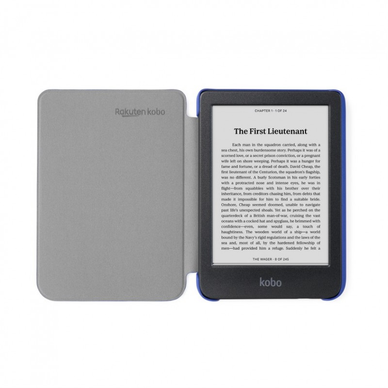 Rakuten Kobo Basic SleepCover étui pour lecteur d'e-book 15,2 cm (6") Folio Bleu