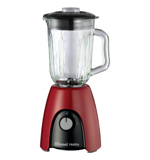 Russell Hobbs 27120-56 frullatore 1,5 L Frullatore da tavolo 650 W Nero, Rosso, Trasparente