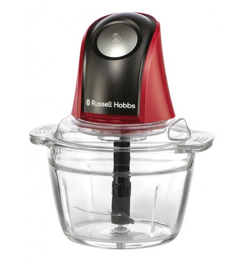 Russell Hobbs 27130-56 electric food chopper 0.5 L 200 W Black, Red, Transparent