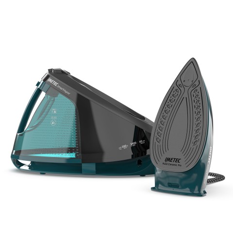 Imetec 9047 steam ironing station 2400 W 1.8 L Ceramic soleplate Black, Green