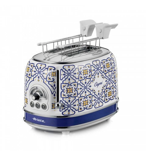 Ariete 0155 0C 6 2 rebanada(s) 810 W Azul, Multicolor