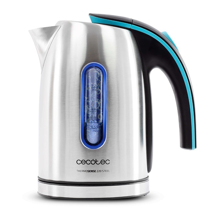 Cecotec ThermoSense 220 Steel bouilloire 1,2 L 1630 W Acier inoxydable