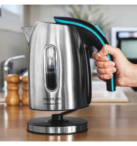 Cecotec ThermoSense 220 Steel electric kettle 1.2 L 1630 W Stainless steel