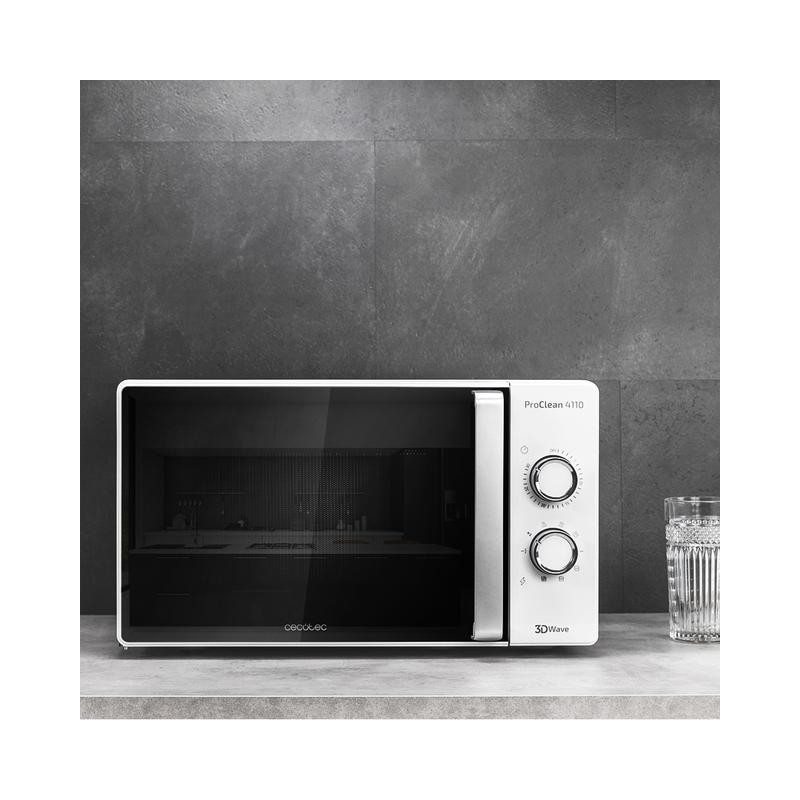 Cecotec 01547 microwave White Grill microwave Countertop 23 L 700 W