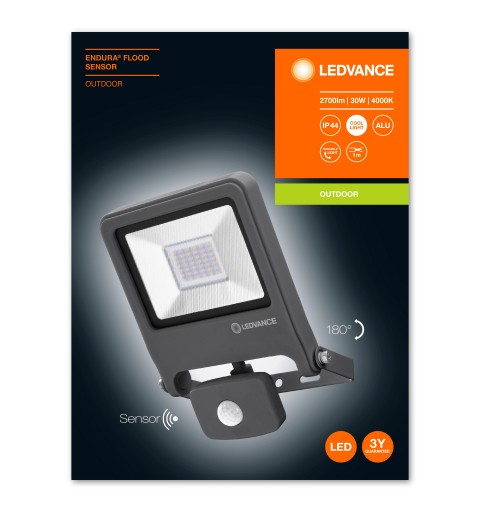 LEDVANCE ENDURA FLOOD Grafite 30 W LED F