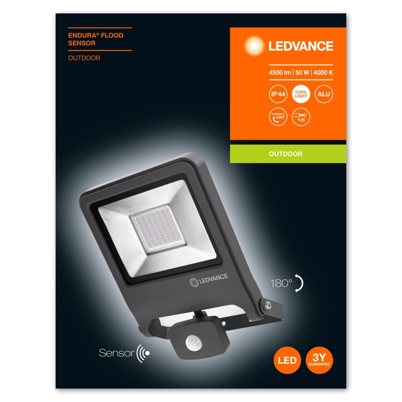 LEDVANCE ENDURA FLOOD Graphit 50 W LED F