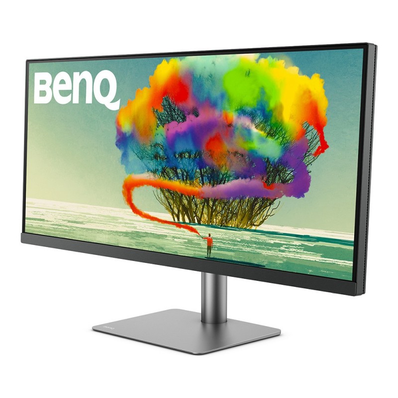 BenQ PD3420Q computer monitor 86.4 cm (34") 3440 x 1440 pixels Quad HD LED Grey