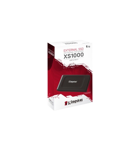 Kingston Technology XS1000 1 TB USB Tipo C 3.2 Gen 2 (3.1 Gen 2) Negro