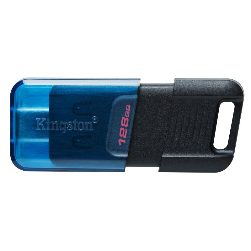 Kingston Technology DataTraveler 80 M unidad flash USB 128 GB USB Tipo C 3.2 Gen 1 (3.1 Gen 1) Negro, Azul