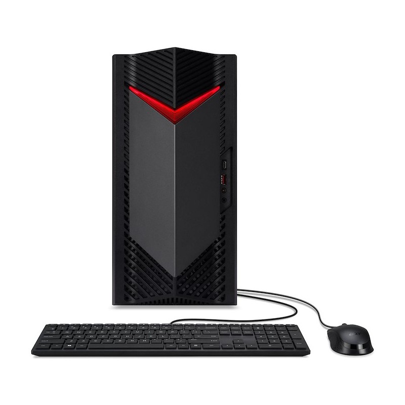 Acer NITRO 50 N50-656 Intel® Core™ i7 i7-14700F 16 GB DDR5-SDRAM 1,02 TB SSD NVIDIA GeForce RTX 4060 Windows 11 Home Desktop PC