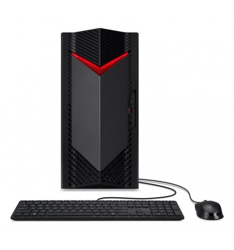 Acer NITRO 50 N50-656 Intel® Core™ i7 i7-14700F 16 GB DDR5-SDRAM 1,02 TB SSD NVIDIA GeForce RTX 4060 Windows 11 Home Desktop PC