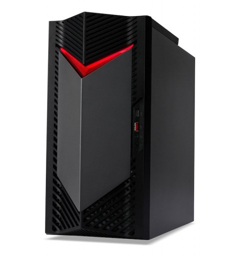 Acer NITRO 50 N50-656 Intel® Core™ i7 i7-14700F 16 GB DDR5-SDRAM 1,02 TB SSD NVIDIA GeForce RTX 4060 Windows 11 Home Desktop PC