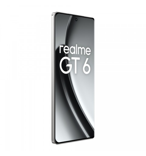 realme GT 6 17,2 cm (6.78") Doppia SIM Android 14 5G USB tipo-C 12 GB 256 GB 5500 mAh Argento