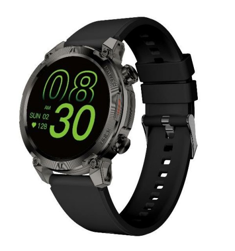 Nilox NXSWTRAILROUND Relojes inteligentes y deportivos 3,53 cm (1.39") Digital 360 x 360 Pixeles Pantalla táctil Negro