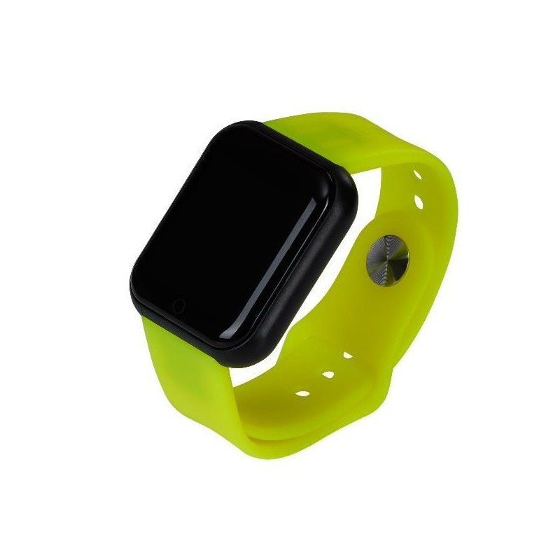 Nilox NXSWTRAILBANDYL smartwatche et montre de sport 3,66 cm (1.44") Numérique 240 x 240 pixels Écran tactile Noir