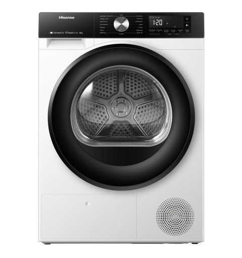 Hisense DH3S902BW3 asciugatrice Libera installazione Caricamento frontale 9 kg A+++ Bianco