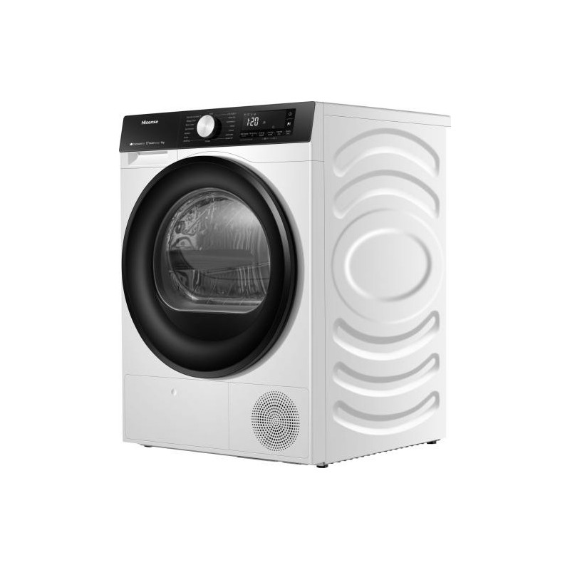 Hisense DH3S902BW3 asciugatrice Libera installazione Caricamento frontale 9 kg A+++ Bianco