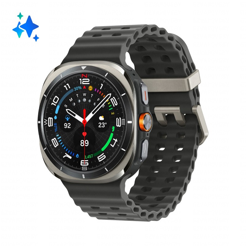 Samsung Galaxy Watch Ultra 3.81 cm (1.5") AMOLED 47 mm Digital 480 x 480 pixels Touchscreen 4G Silver Wi-Fi GPS (satellite)