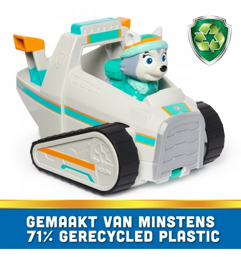 PAW Patrol - Pat Patrouille - VÉHICULE FIGURINE EVEREST- Voiture 15 cm Figurine Pat Patrouille À Collectionner - Pat Patrouille