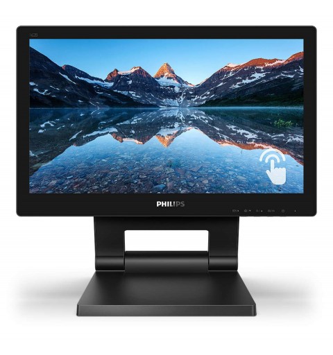 Philips 162B9T 00 computer monitor 39.6 cm (15.6") 1366 x 768 pixels HD LCD Touchscreen Black