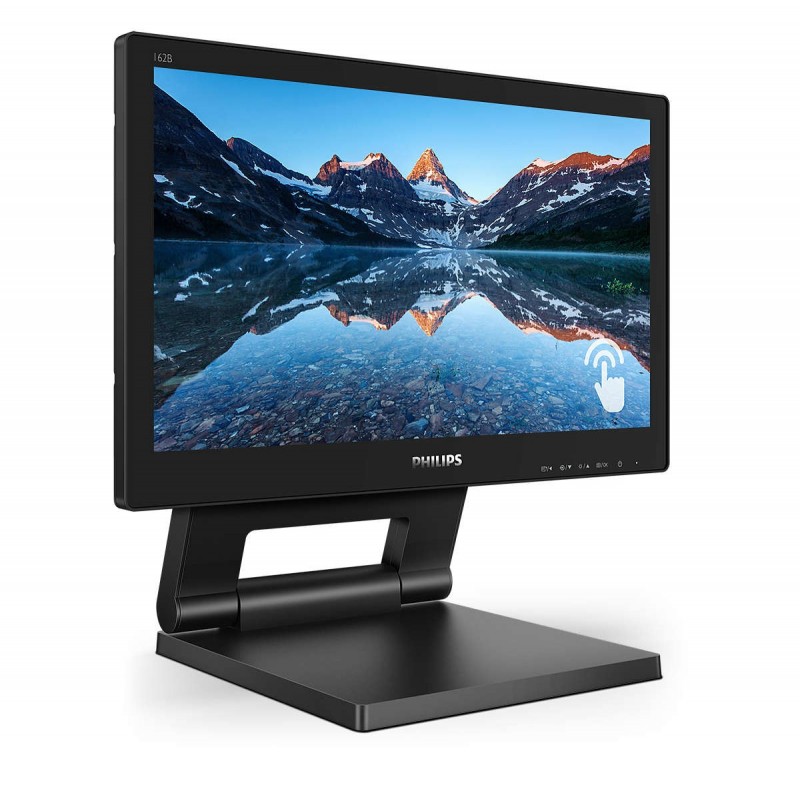 Philips 162B9T 00 computer monitor 39.6 cm (15.6") 1366 x 768 pixels HD LCD Touchscreen Black