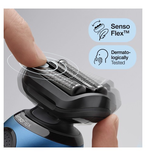 Braun Series 6 61-B1000s Foil shaver Black, Blue