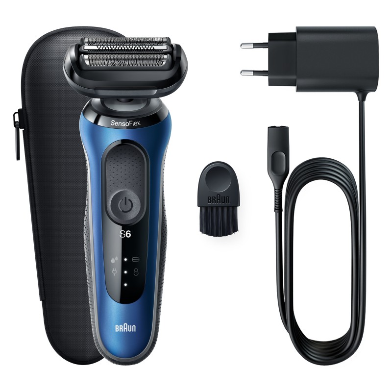 Braun Series 6 61-B1000s Foil shaver Black, Blue