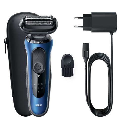 Braun Series 6 61-B1000s Foil shaver Black, Blue