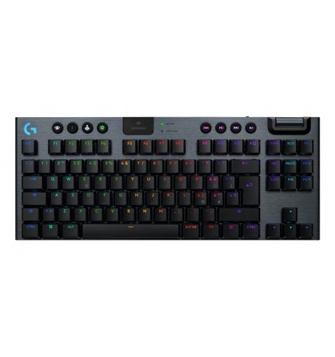 Logitech G G915 X LIGHTSPEED keyboard Gaming USB + RF Wireless + Bluetooth QWERTY Italian Black