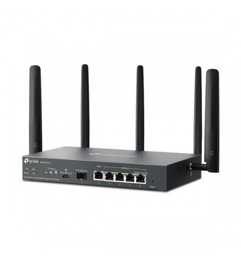 TP-Link Omada ER706W-4G router inalámbrico Gigabit Ethernet Doble banda (2,4 GHz 5 GHz) Negro