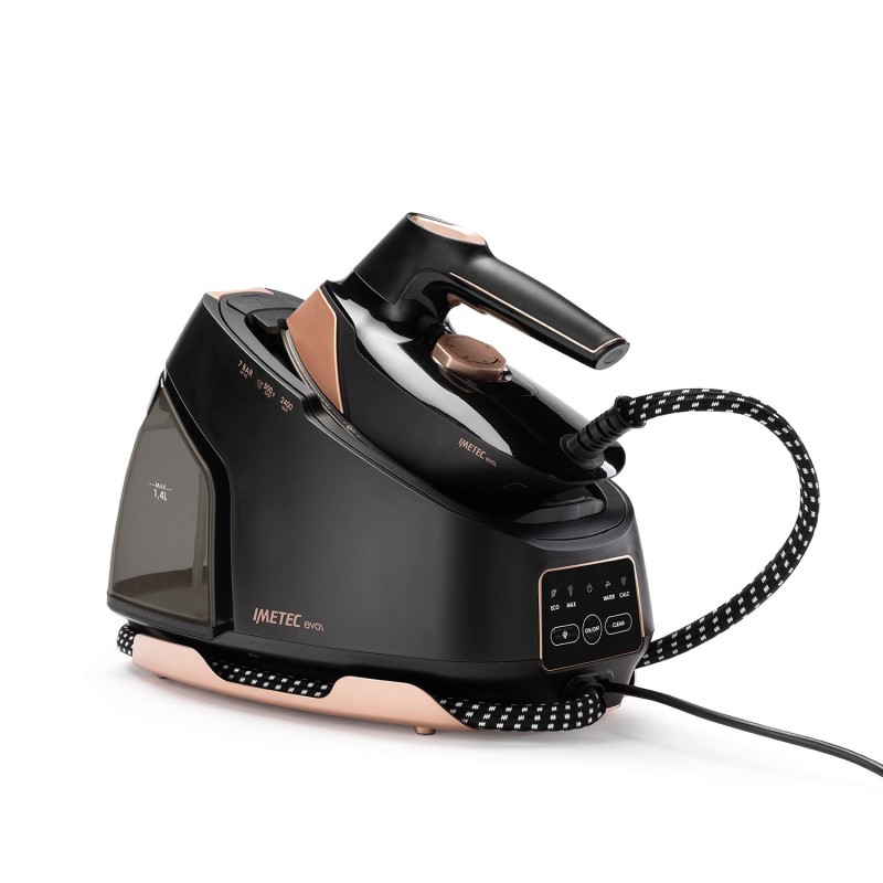 Imetec Evos 2400 W Infinity Glide soleplate Black, Rose gold