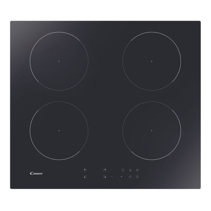 Candy CI64248CTT Black Built-in 59 cm Zone induction hob 4 zone(s)