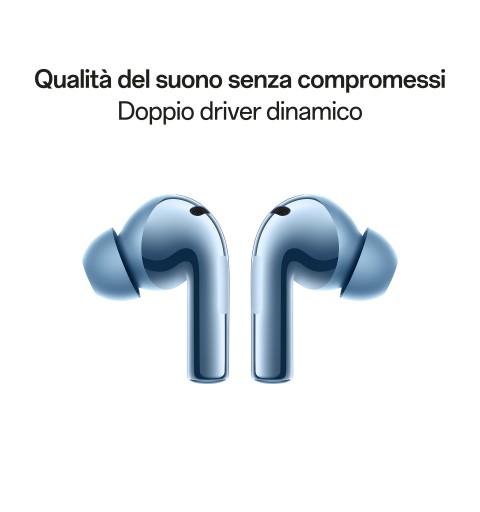 OPPO Enco X3i Auricolari True Wireless, 44h di Autonomia, Doppio Driver da 10.4mm e 6mm, Bluetooth 5.3, Controlli Touch,