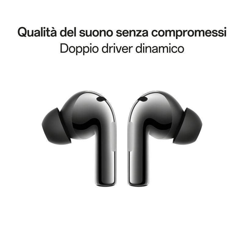 OPPO Enco X3i Auricolari True Wireless, 44h di Autonomia, Doppio Driver da 10.4mm e 6mm, Bluetooth 5.3, Controlli Touch,