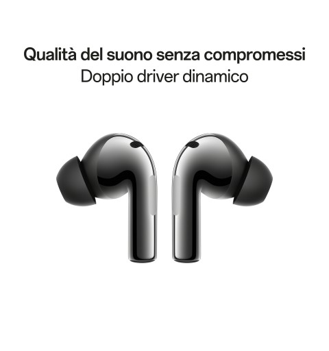 OPPO Enco X3i Auricolari True Wireless, 44h di Autonomia, Doppio Driver da 10.4mm e 6mm, Bluetooth 5.3, Controlli Touch,