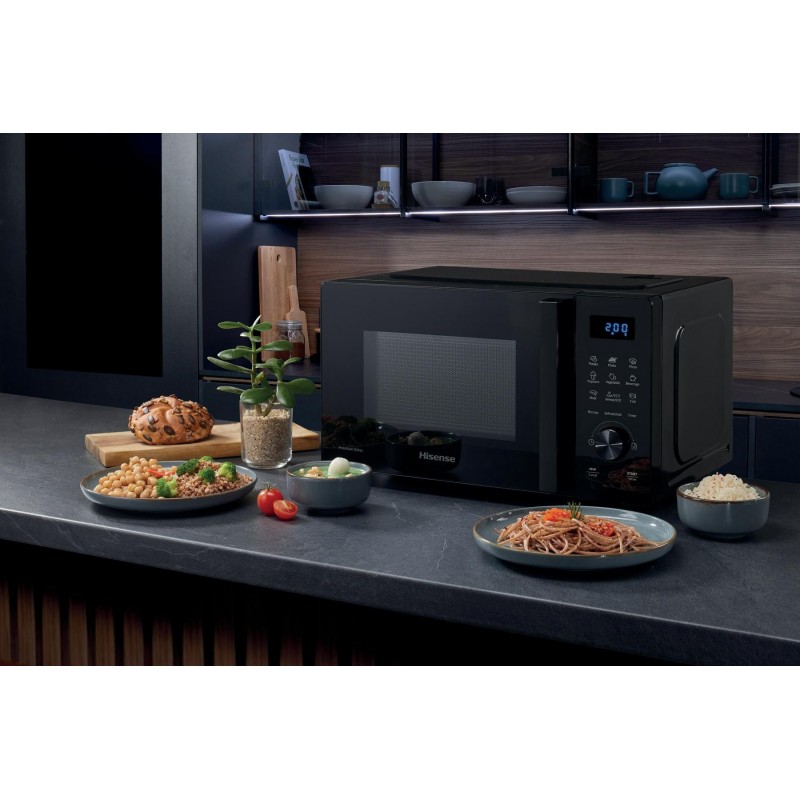 Hisense H20MOBSD1H Black Solo microwave Countertop 20 L 700 W