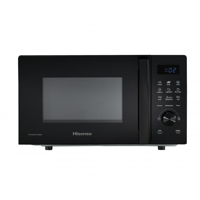 Hisense H20MOBSD1HG forno a microonde Nero Microonde con grill Superficie piana 20 L 700 W