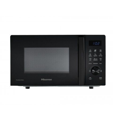 Hisense H20MOBSD1HG forno a microonde Nero Microonde con grill Superficie piana 20 L 700 W