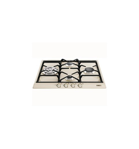 Smeg SR764PO hobs Crema de color Integrado Encimera de gas 4 zona(s)