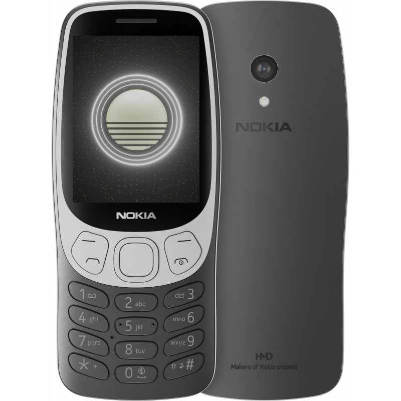 HMD Nokia 3210 (2024) - 4G, VoLTE, 2,4", 2MP, 64MB 128MB Grunge Black