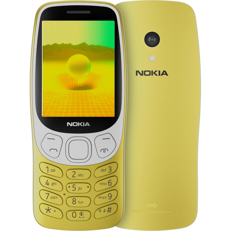 HMD Nokia 3210 (2024) - 4G, VoLTE, 2,4", 2MP, 64MB 128MB Y2K Gold