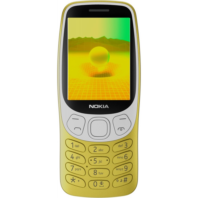 HMD Nokia 3210 (2024) 6,1 cm (2.4") 89 g Oro Telefono cellulare basico